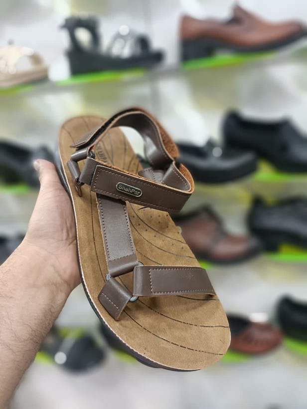 صندل مردانه طبی مدل شهپر بسیار سبک و نرم با زیره پی یو+ کیفیت تضمینی کد 2177