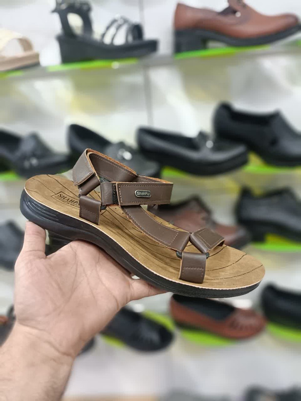 صندل مردانه طبی مدل شهپر بسیار سبک و نرم با زیره پی یو+ کیفیت تضمینی کد 2177
