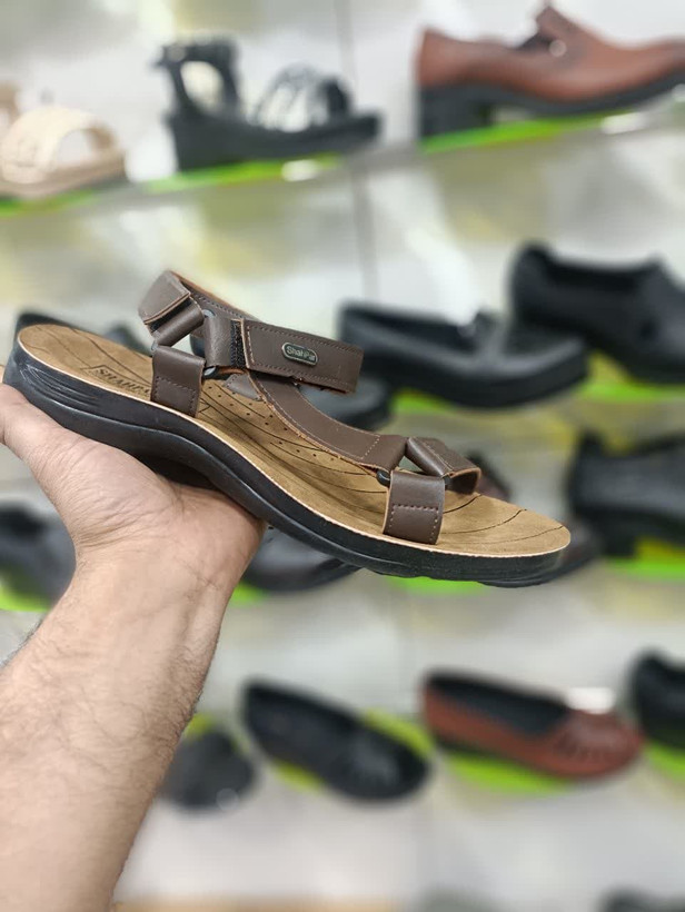 صندل مردانه طبی مدل شهپر بسیار سبک و نرم با زیره پی یو+ کیفیت تضمینی کد 2177