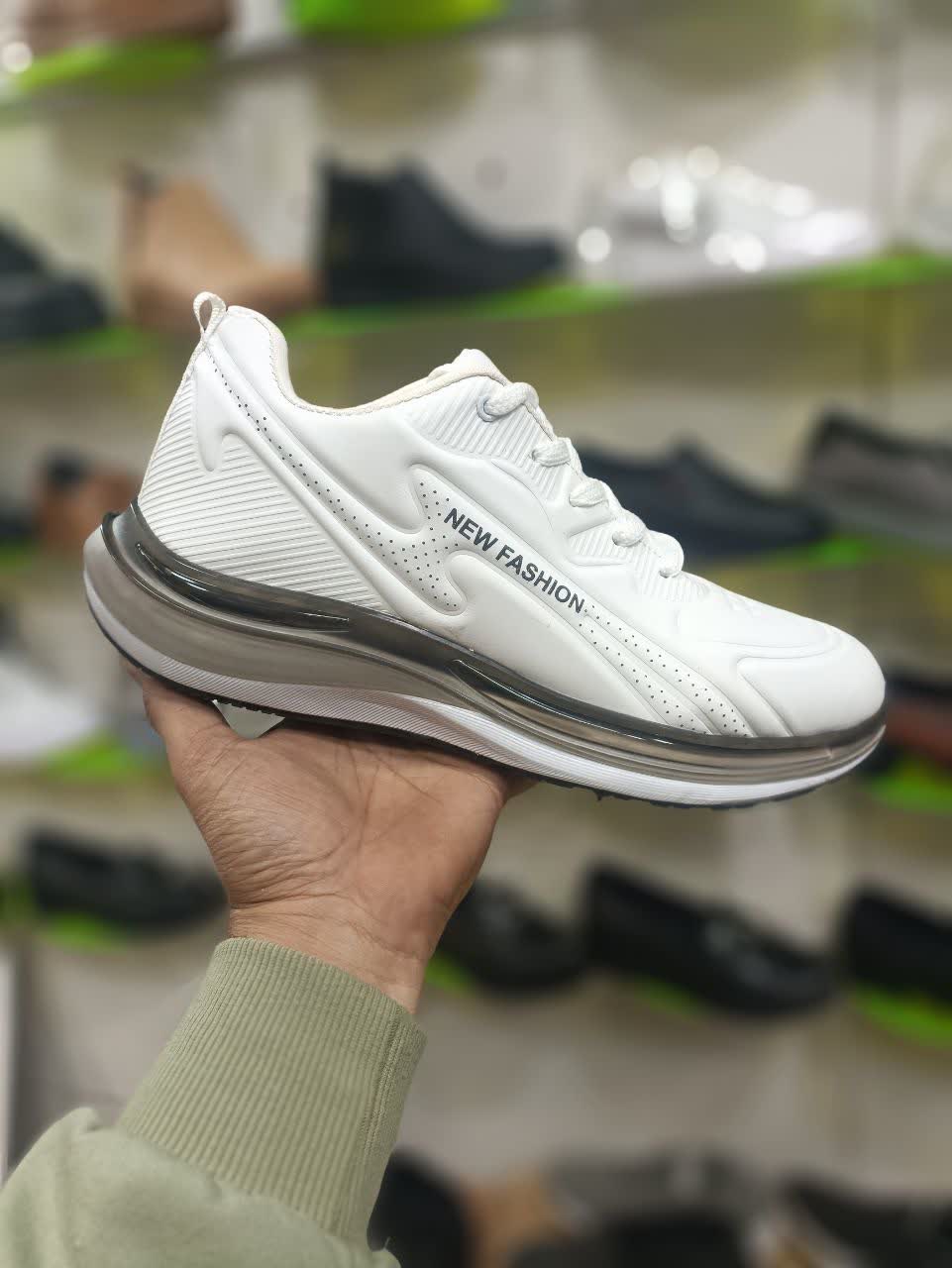 کفش کتونی بزرگپا مردانه نیوفشن new fashion سایز 46 دارای کفی طبی EVA کد 2183 + ارسال رایگان