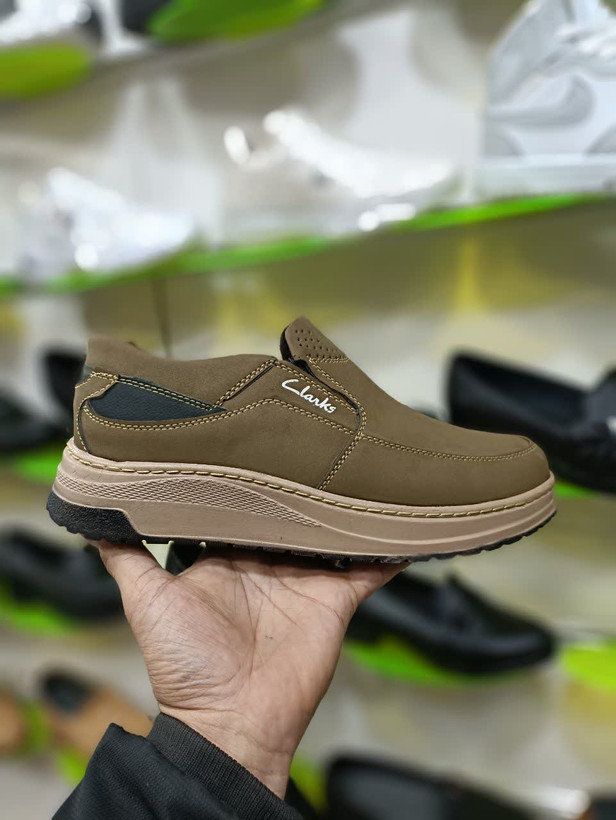 کفش طبی مردانه Clarks زیره پیو ، مناسب استفاده روزمره و محیط کار کد2215