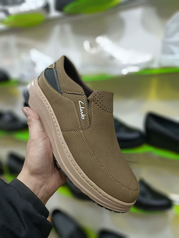 کفش طبی مردانه Clarks زیره پیو ، مناسب استفاده روزمره و محیط کار کد2215