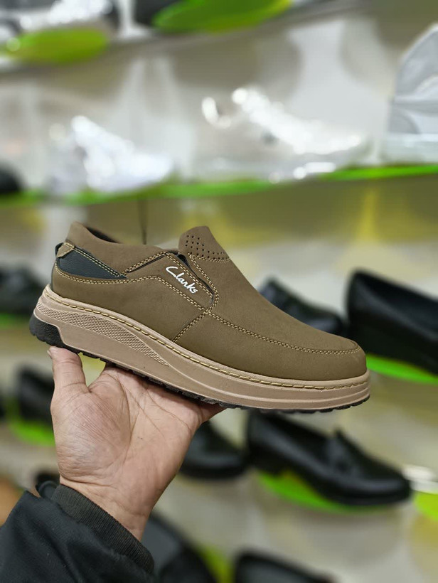 کفش طبی مردانه Clarks زیره پیو ، مناسب استفاده روزمره و محیط کار کد2215