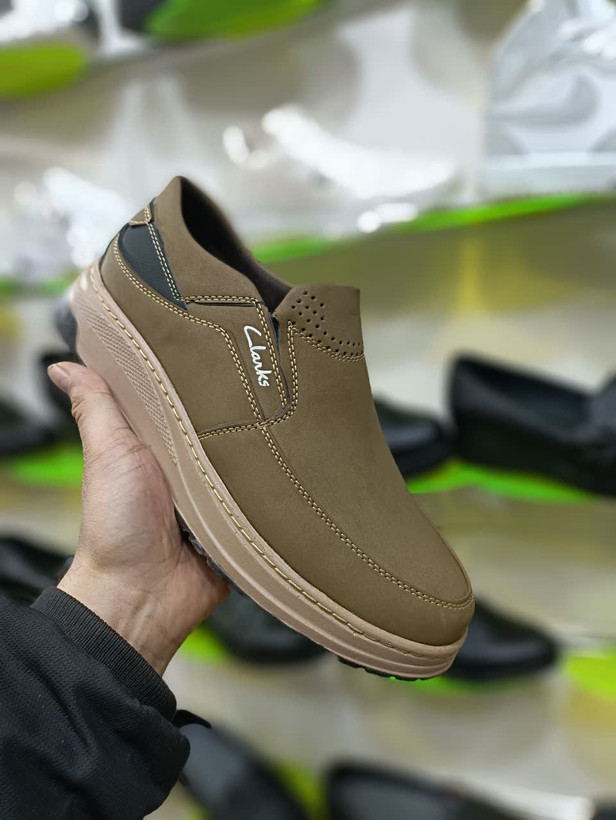 کفش طبی مردانه Clarks زیره پیو ، مناسب استفاده روزمره و محیط کار کد2215