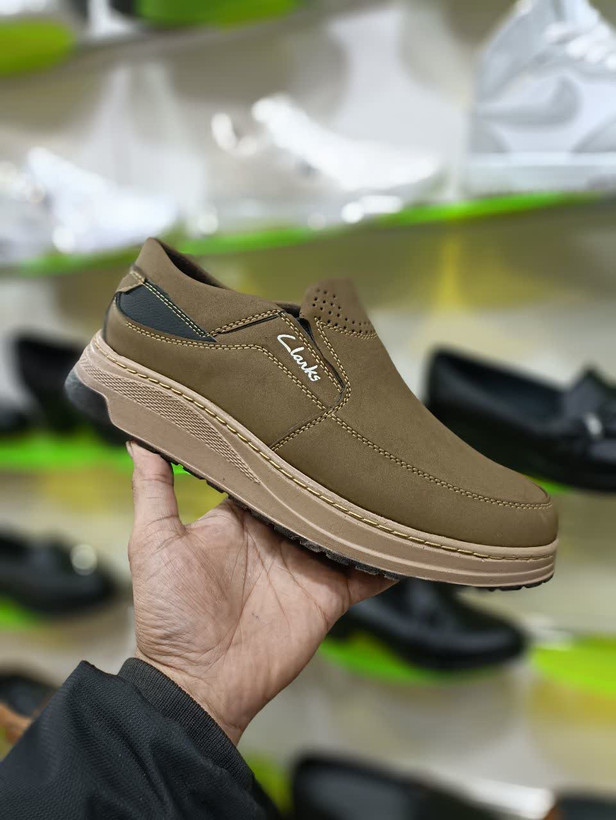 کفش طبی مردانه Clarks زیره پیو ، مناسب استفاده روزمره و محیط کار کد2215