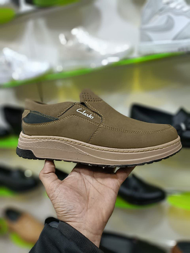 کفش طبی مردانه Clarks زیره پیو ، مناسب استفاده روزمره و محیط کار کد2215